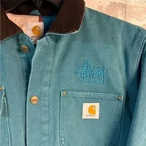 Carhartt | Jackets & Coats | Carhartt X Stussy Chore Coat Teal